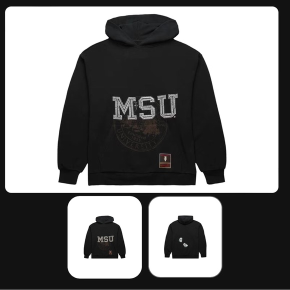 Travis Scott Limited Edition MSU Sweatshirt hoodie - Picture 4 of 5